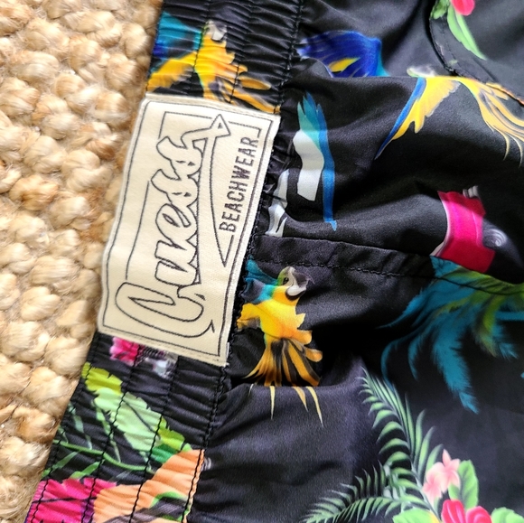 Guess Beach Tropical Swim Trunks - Picture 3 of 7